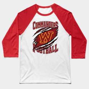 Washington Commanders Football Baseball T-Shirt